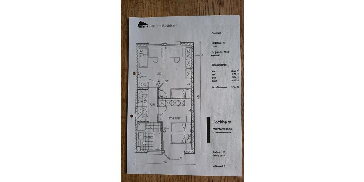 Reihenhaus Hochheim am Main - 5 Zimmer, 122 m&sup2;, 650.000&euro; | Angebot:25882434