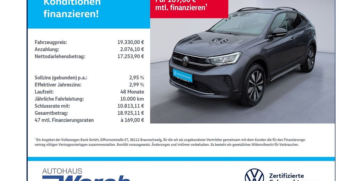 VW Taigo 24.671 km 18.449 &euro; Südharz 06536