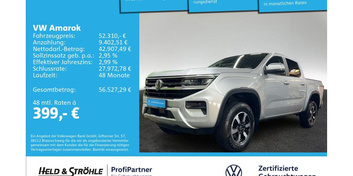 VW Amarok 1.002 km 50.920 € Ulm 89079