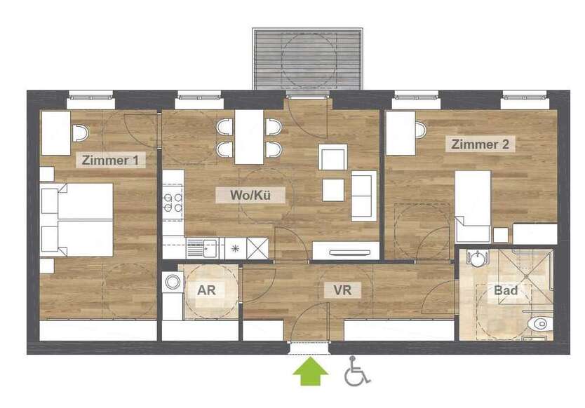 Wohnung zum Mieten in Bitburg 648 € 54 m²