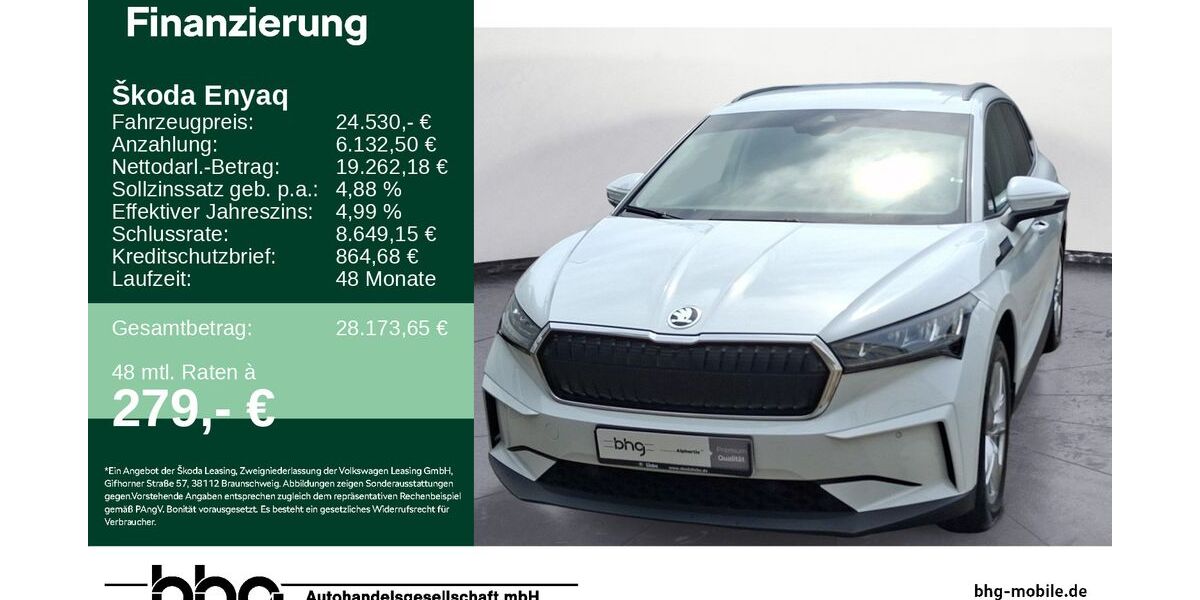 Skoda Enyaq 20.240 km 24.530 &euro; Lörrach 79540
