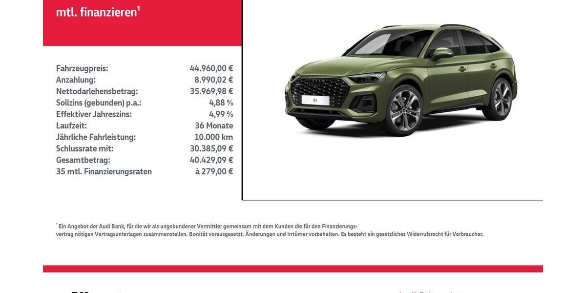 Audi Q5 39.655 km 44.960 &euro; Nordhausen 99734