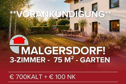 Wohnung Malgersdorf - 3 Zimmer, 75 m&sup2;, 700&euro; | Angebot:26464917
