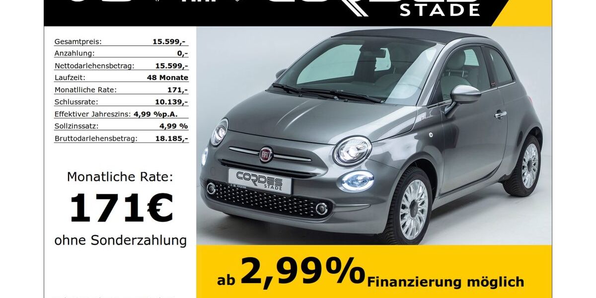 Fiat 500 14.530 km 15.599 &euro; Stade 21680