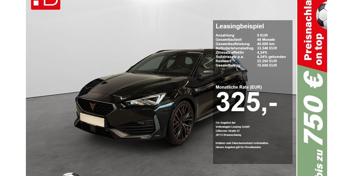 Cupra Leon 34.270 km 32.690 &euro; Regensburg 93055