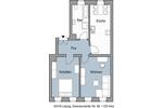 Sanierte 2-Raum-Wohnung