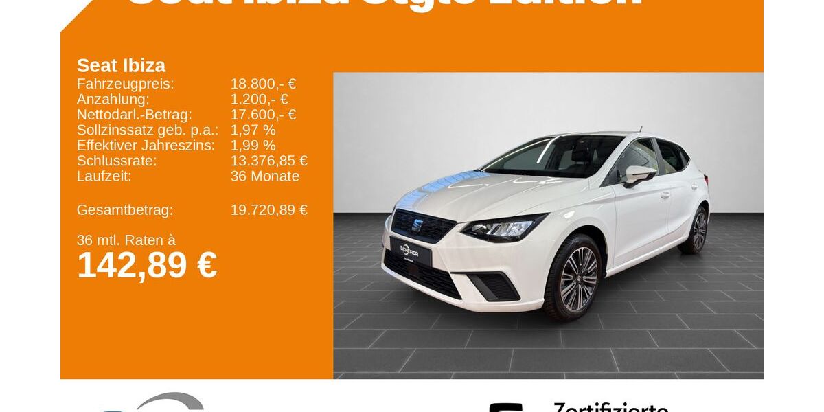 Seat Ibiza 8.903 km 17.800 &euro; Neunkirchen 66538
