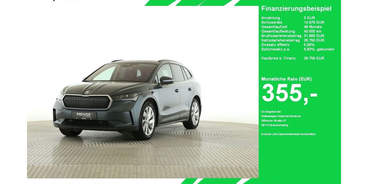Skoda Enyaq 54.606 km 26.755 &euro; Oelde (Stromberg) 59302