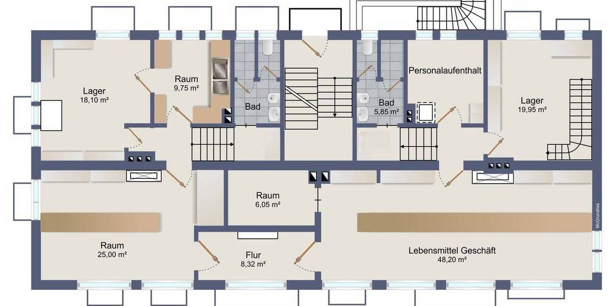 Ihre neuen Gewerbe- oder Praxisräume warten auf Sie 6 zimmer