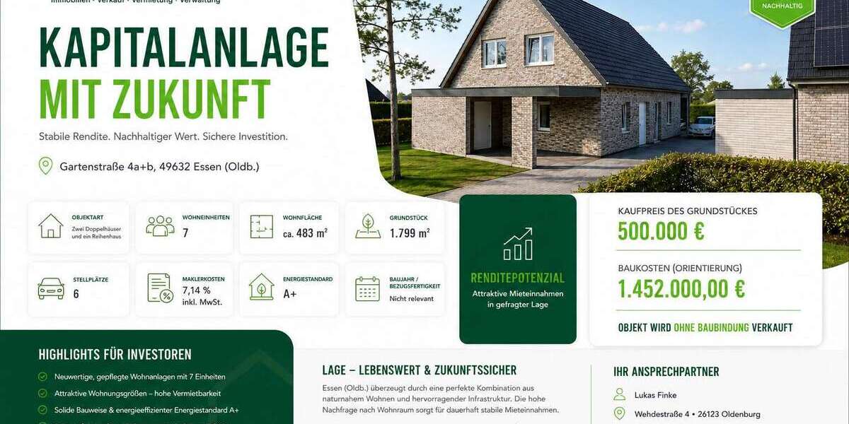 Grundstück Essen (Oldenburg) - 500.000&euro; | Angebot:26951830