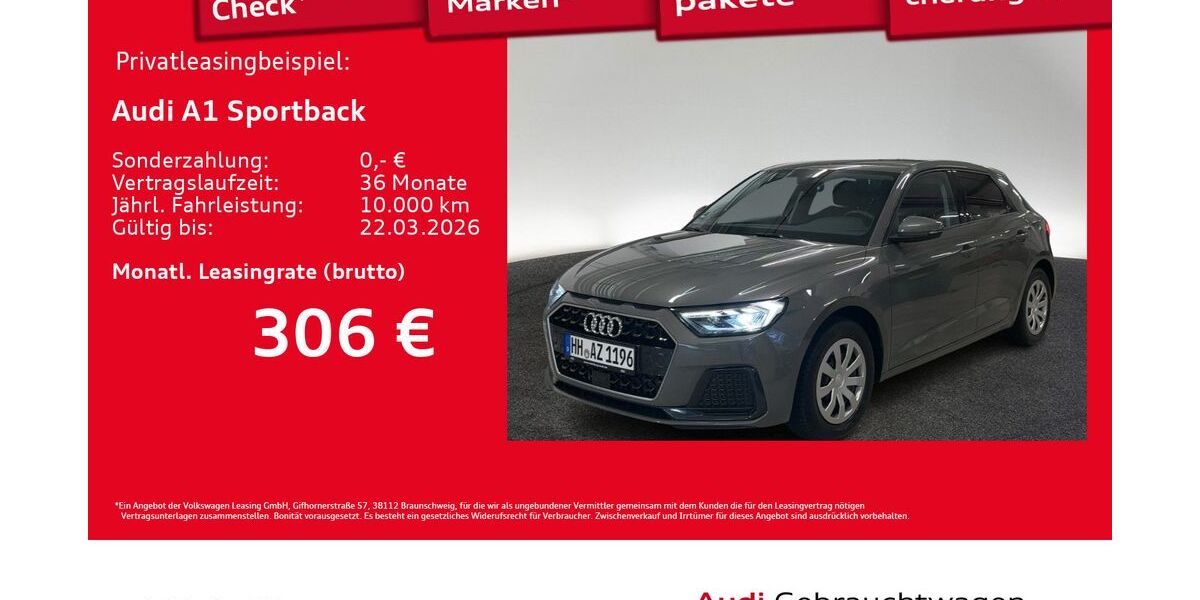 Audi A1 1.890 km 25.440 &euro; Hamburg 20537