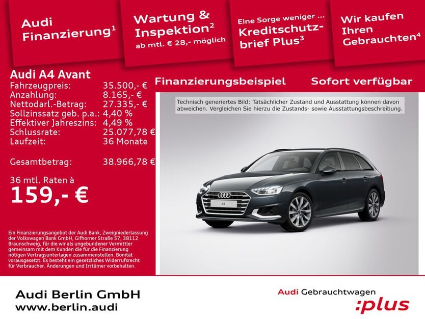 Audi A4 26.872 km 35.500 € Berlin 12489