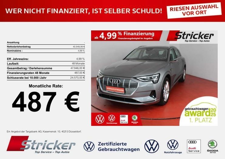 Audi e-tron 35.186 km 40.949 € Horn-Bad Meinberg 32805