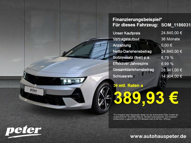 Opel Astra 7.500 km 24.840 &euro; Eschwege 37269
