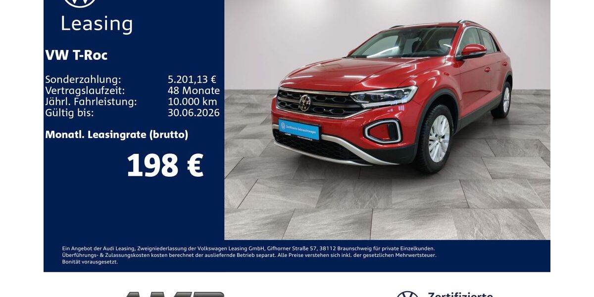 VW T-Roc 15.130 km 27.890 &euro; Borna 04552