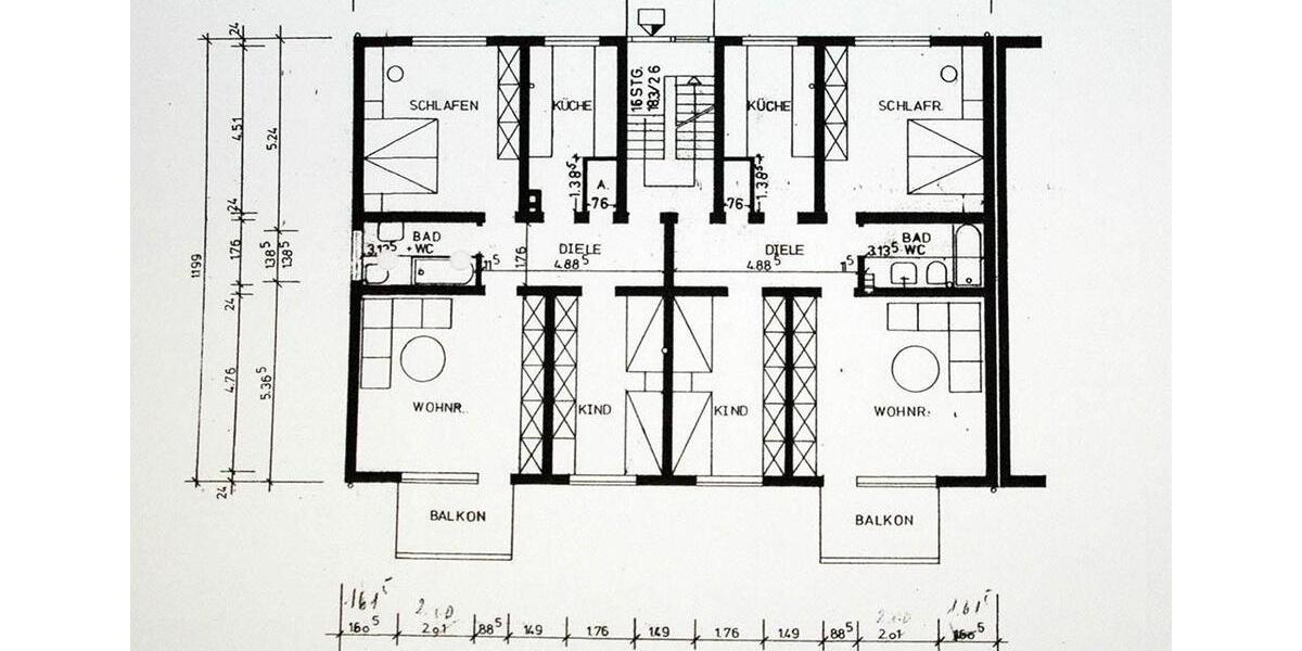 Etagenwohnung Gladbeck - 3.5 Zimmer, 82 m&sup2;, 600&euro; | Angebot:26447978
