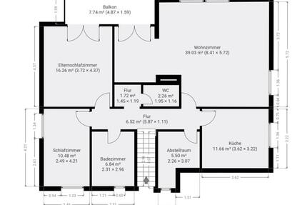 Wohnung Oyten - 2 Zimmer, 104 m&sup2;, 1.450&euro; | Angebot:26141887