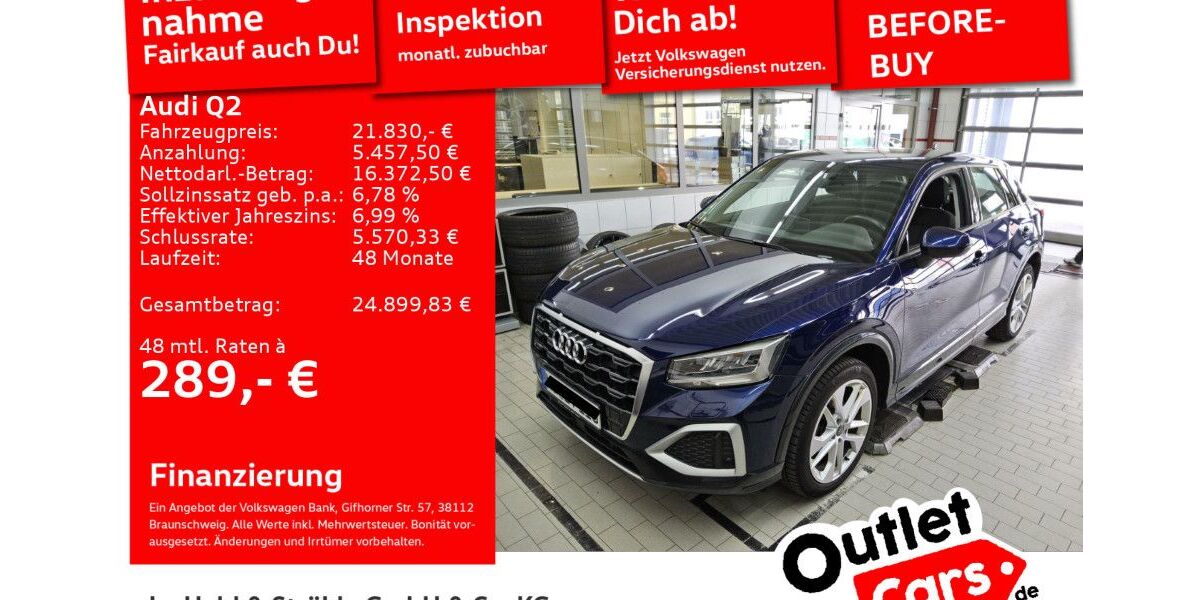 Audi Q2 43.836 km 21.830 &euro; Senden 89250