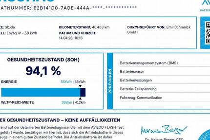 Skoda Enyaq 48.500 km 23.890 &euro; Emmendingen 79312
