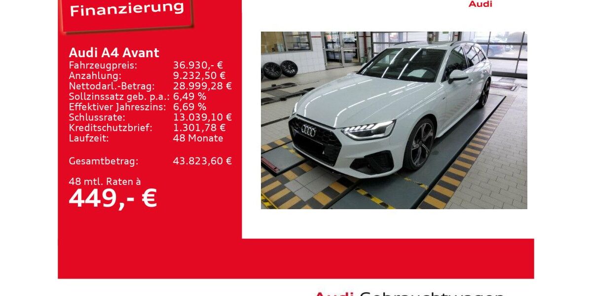 Audi A4 27.746 km 36.930 &euro; Ulm 89073