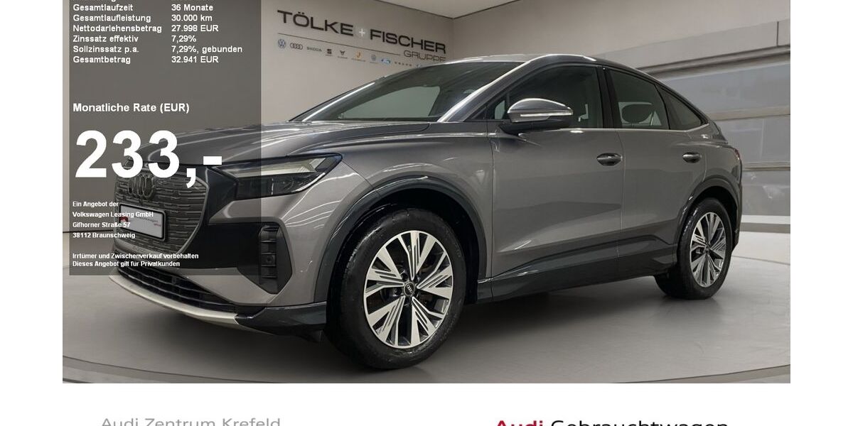 Audi Q4 e-tron 62.088 km 27.548 &euro; Krefeld 47805