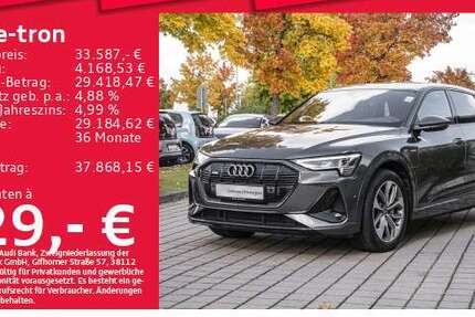Audi e-tron 37.536 km 33.587 &euro; München 80935