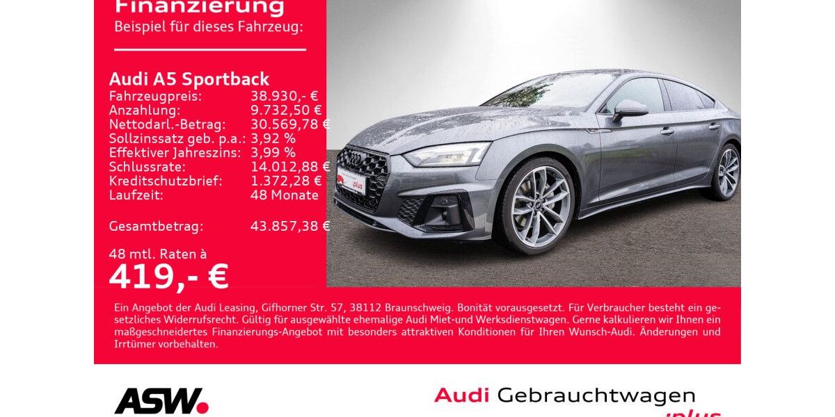 Audi A5 54.300 km 38.930 &euro; Heilbronn 74074