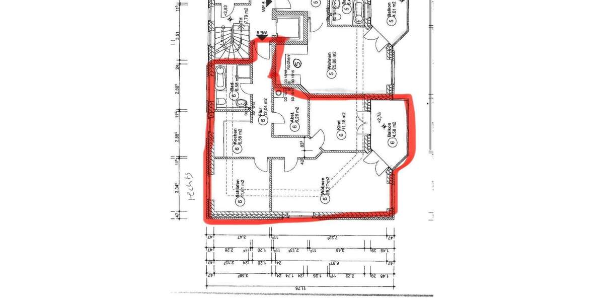 Attraktive 3-Zimmer-Wohnung in zentraler Lage 3 zimmer
