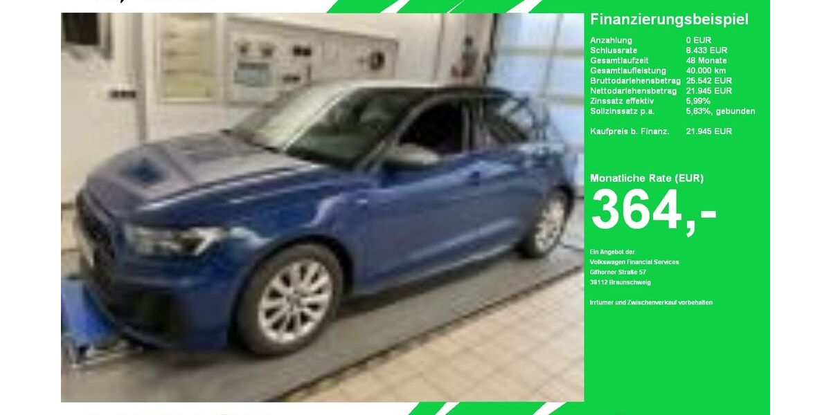 Audi A1 53.925 km 21.945 &euro; Oelde (Stromberg) 59302