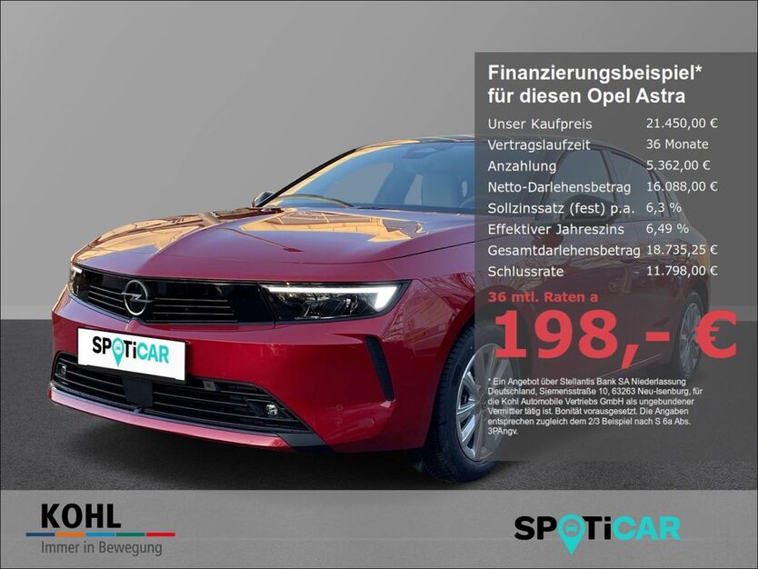Opel Astra 17.100 km 21.450 € Aachen 52078