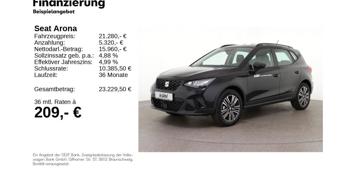 Seat Arona 17.500 km 19.980 &euro; Gifhorn 38518