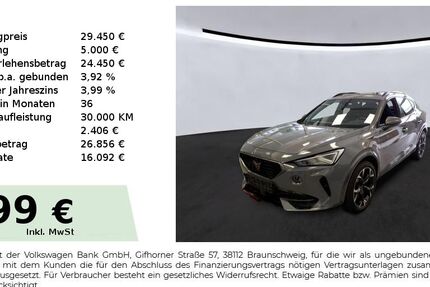 Cupra Formentor 30.250 km 29.450 &euro; Lauf an der Pegnitz 91207