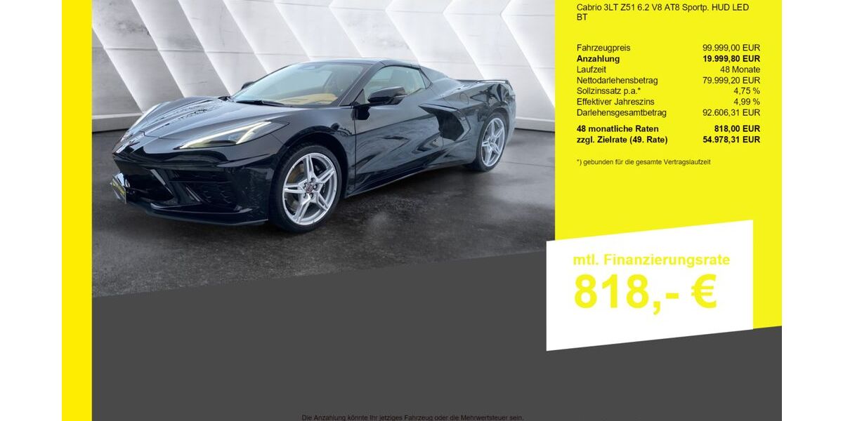 Corvette C8 4.736 km 99.999 &euro; Berlin-Französisch Buchholz 13127