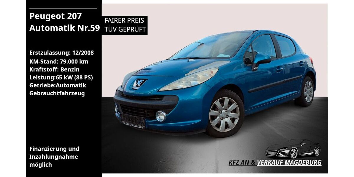 Peugeot 207 79.000 km 3.490 &euro; Magdeburg 39118