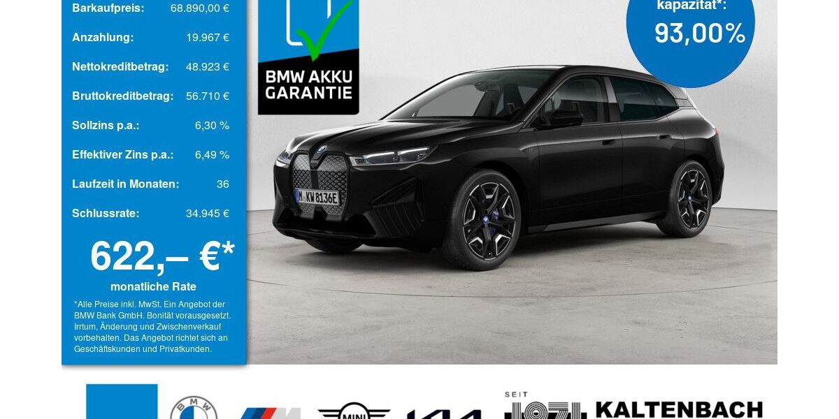 BMW iX 65.570 km 68.890 &euro; Arnsberg 59823