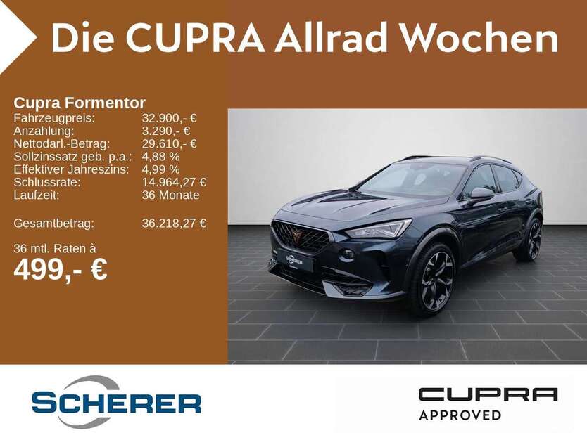 Cupra Formentor 19.111 km 32.900 € Kaiserslautern 67657
