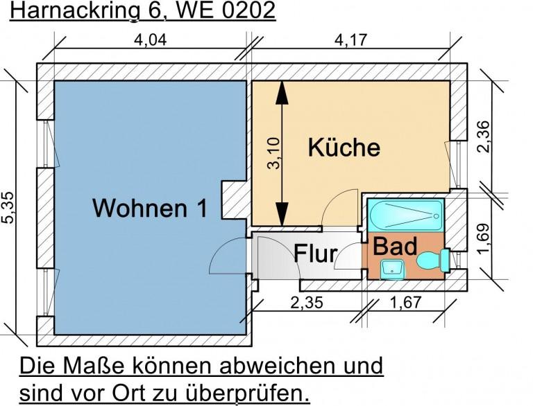 Etagenwohnung Torgau - 2 Zimmer, 49 m&sup2;, 280&euro; | Angebot:26193257