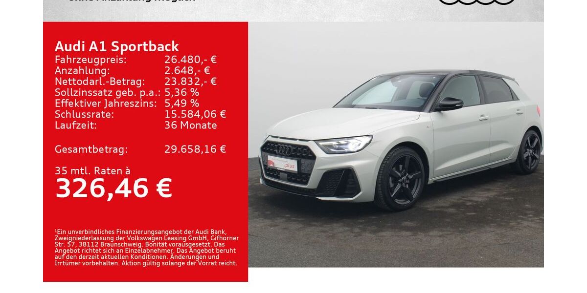 Audi A1 24.000 km 25.680 &euro; Würzburg 97076