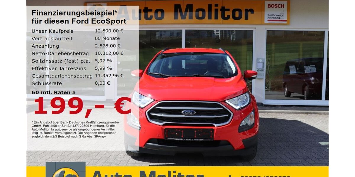Ford EcoSport 46.000 km 12.890 &euro; Eslohe 59889