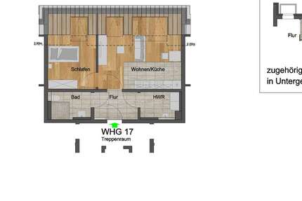 Wohnung Dahlem - 2 Zimmer, 52 m&sup2;, 625&euro; | Angebot:19597289