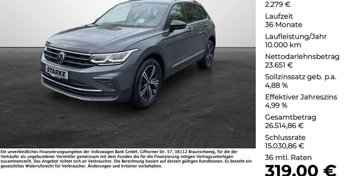 VW Tiguan 91.925 km 25.495 &euro; Osnabrück 49078