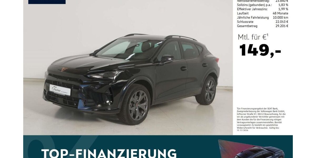 Cupra Formentor 21.445 km 29.480 &euro; Amberg 92224