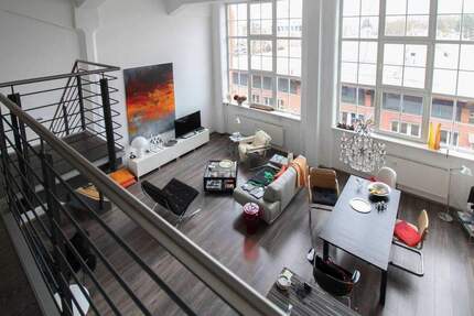 Traumhafte Loftwohnung auf 2 Etagen im Industrial Flair in zentraler Lage Forchheims - Denkmalschutz 2 zimmer