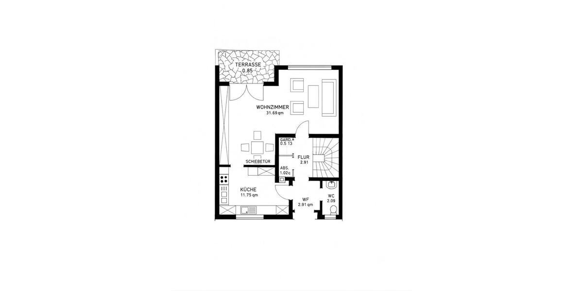 Reihenhaus Vellmar - 4 Zimmer, 109 m&sup2;, 359.000&euro; | Angebot:27086882