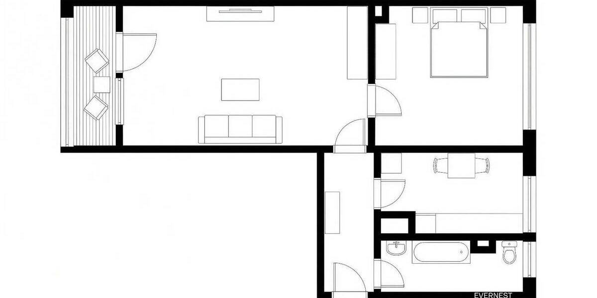Etagenwohnung Neustadt in Sachsen Neustadt - 2 Zimmer, 50 m&sup2;, 70.000&euro; | Angebot:26258701