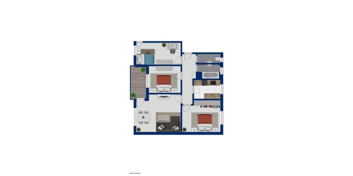 Etagenwohnung Itzehoe - 4 Zimmer, 81 m&sup2;, 150.000&euro; | Angebot:26904338