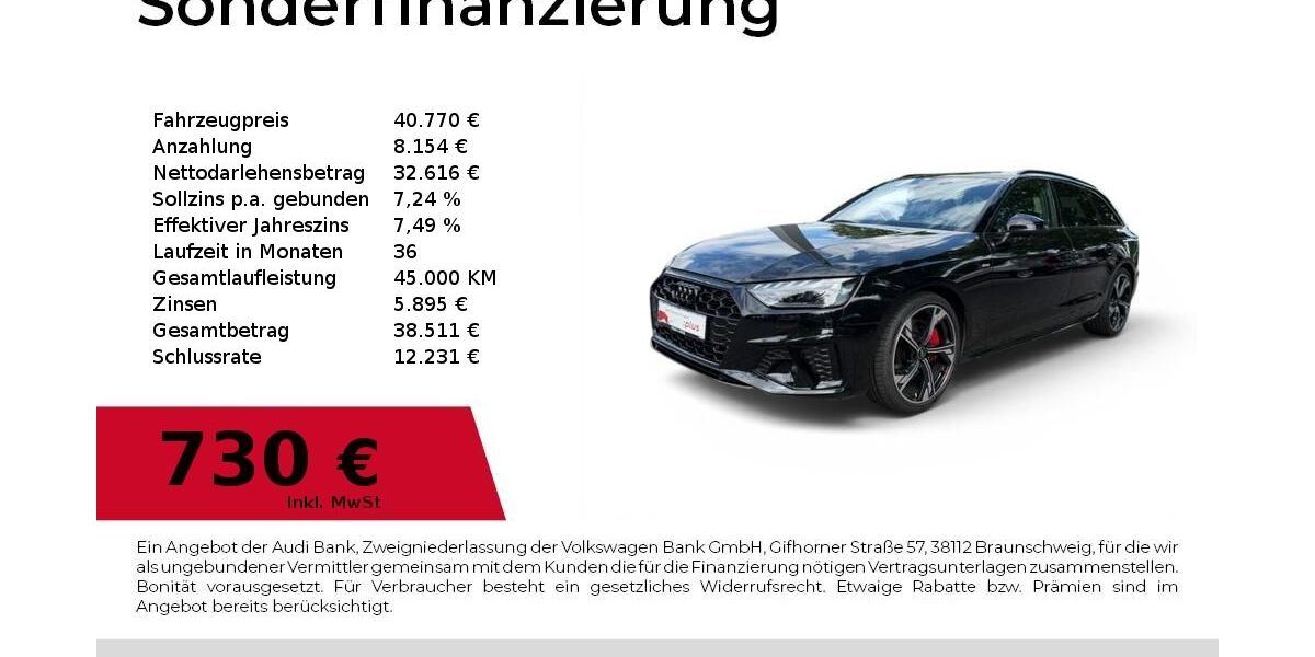 Audi A4 8.786 km 40.770 &euro; Dessau-Roßlau 06844