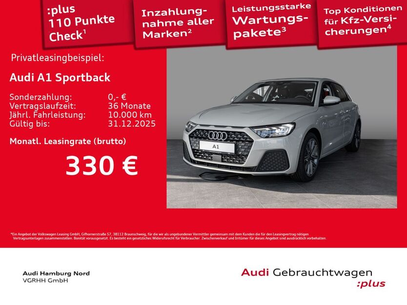Audi A1 1.890 km 24.990 € Hamburg 22419