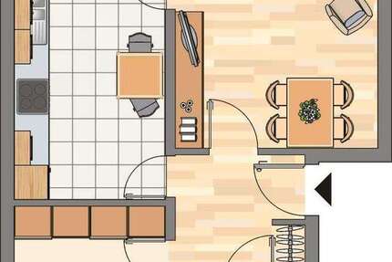 Wohnung zum Mieten in Dortmund 373,21 € 61.57 m²