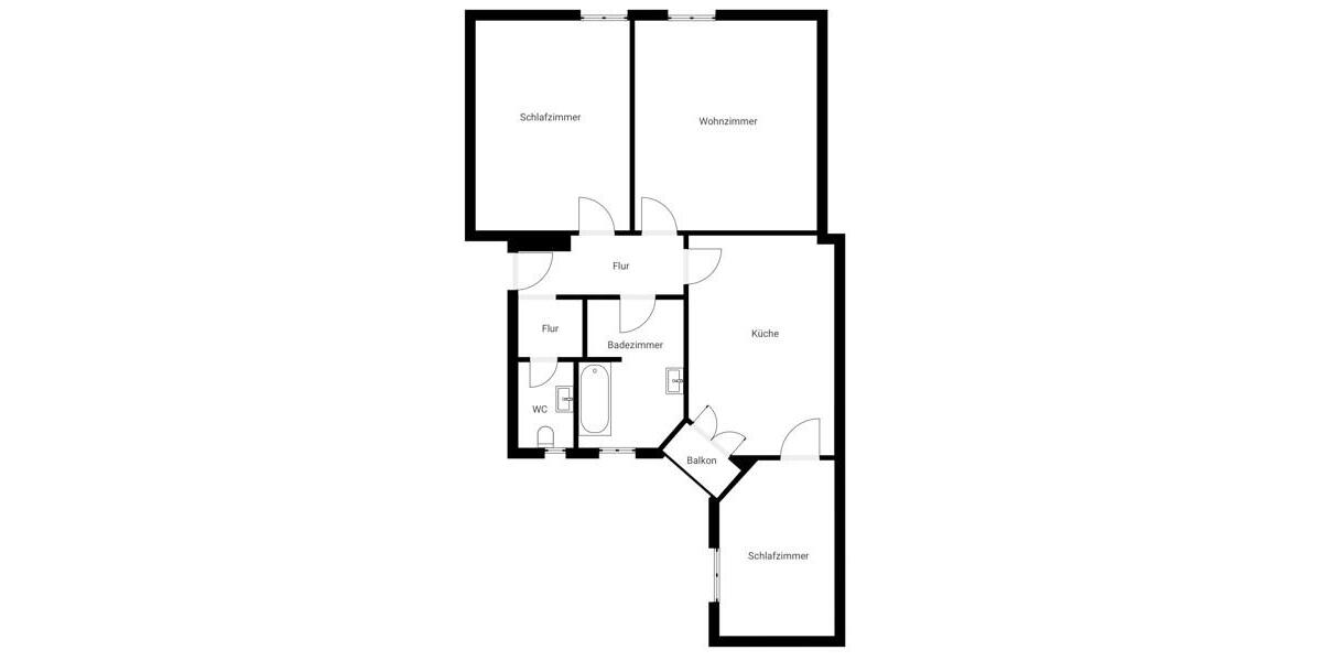 Etagenwohnung Weimar - 3 Zimmer, 84 m&sup2;, 817&euro; | Angebot:25178922